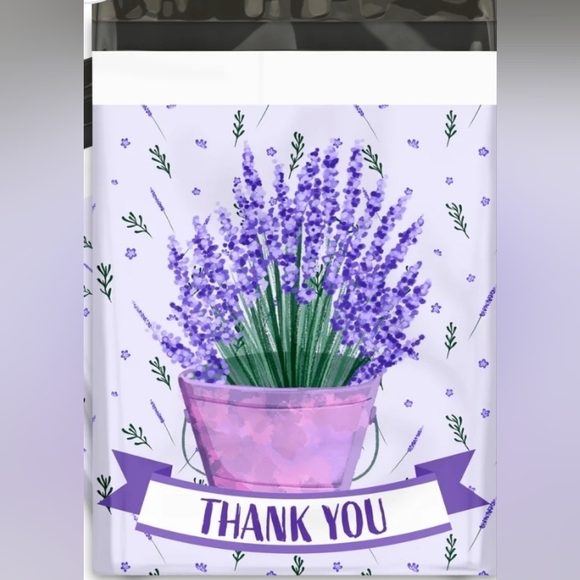 Other - Set Of 30 Purple Lavender Thank You Poly Mailers
